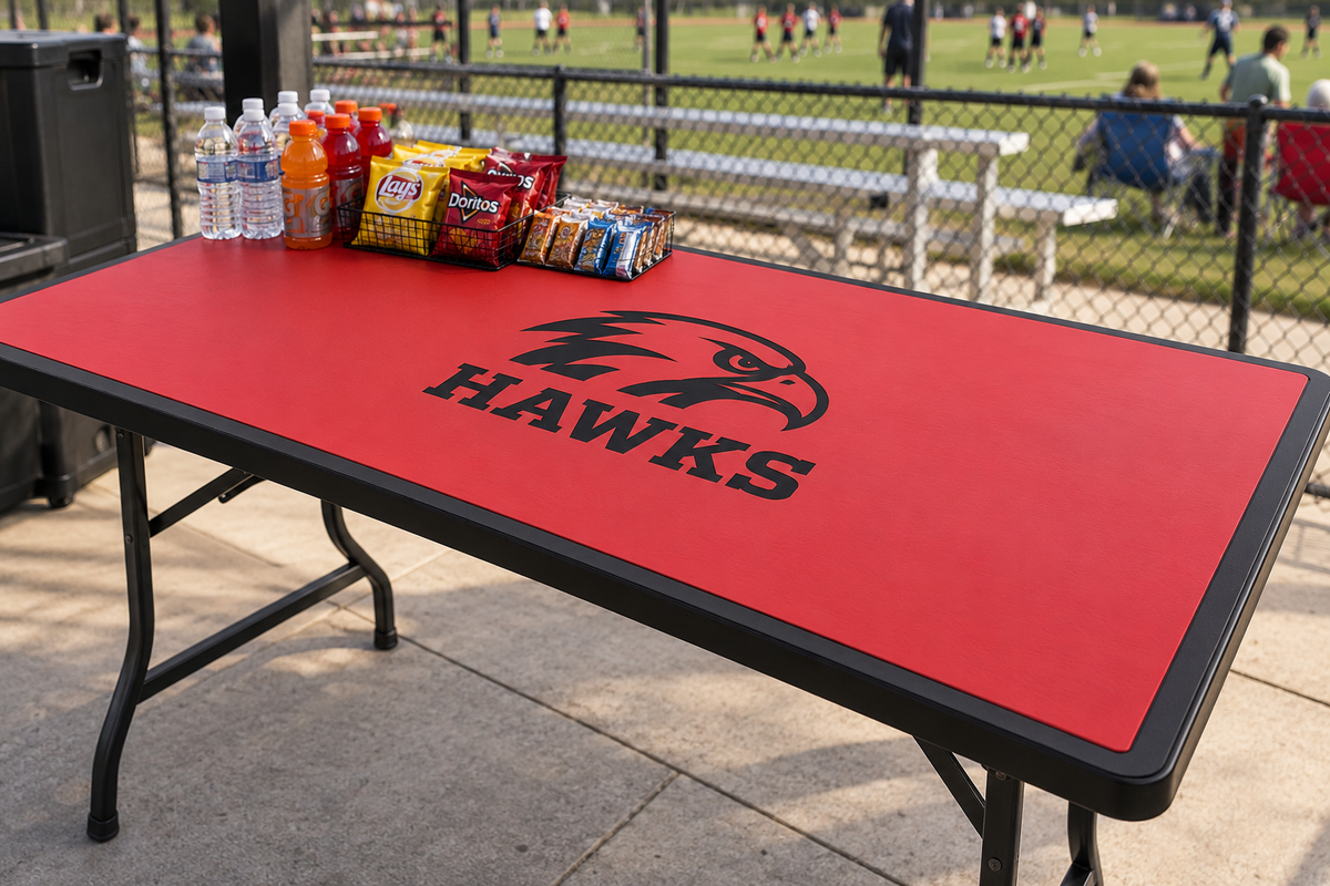 Custom foam installed on a concession counter