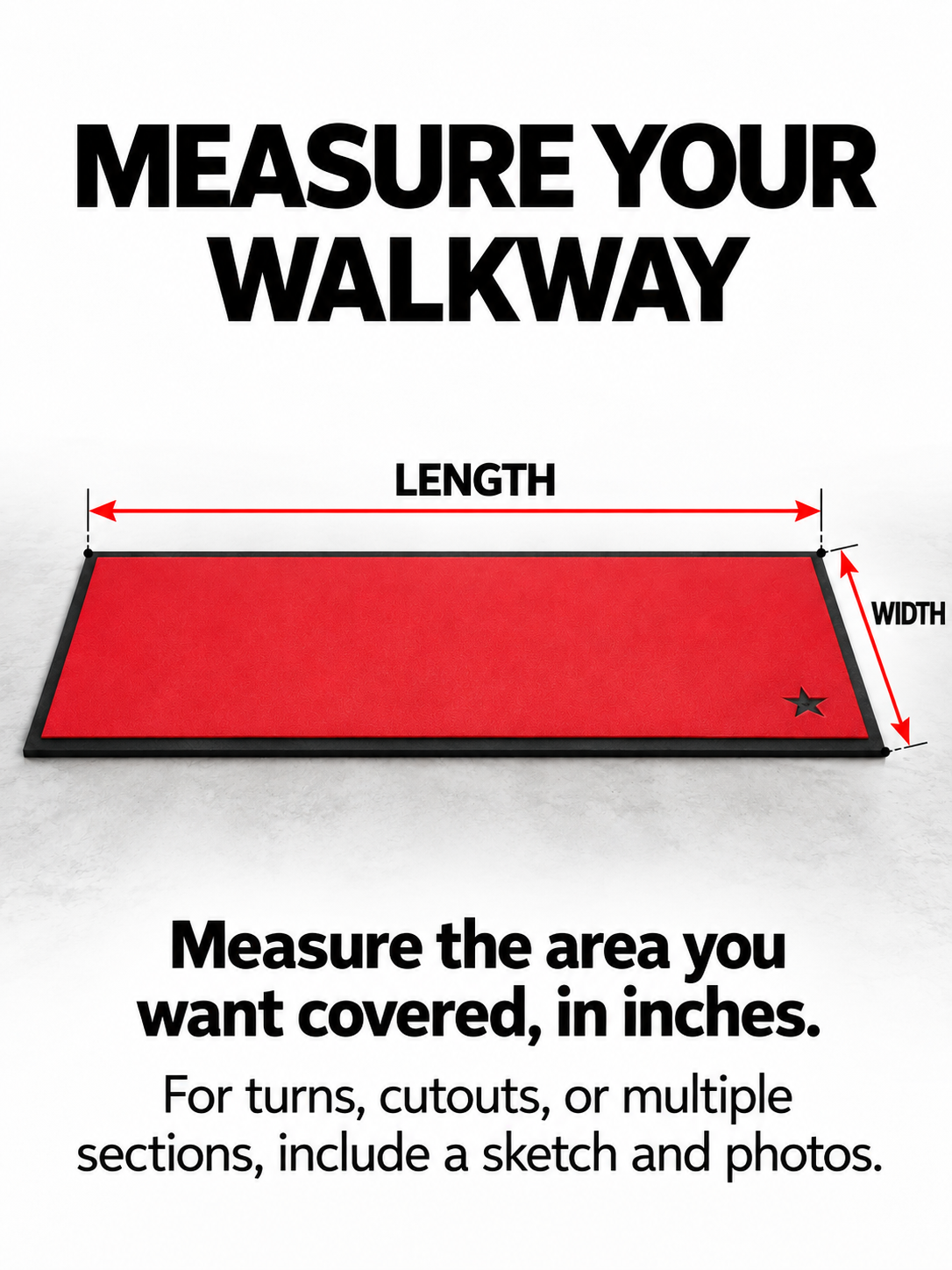 Custom branded Sideline Foam walkway