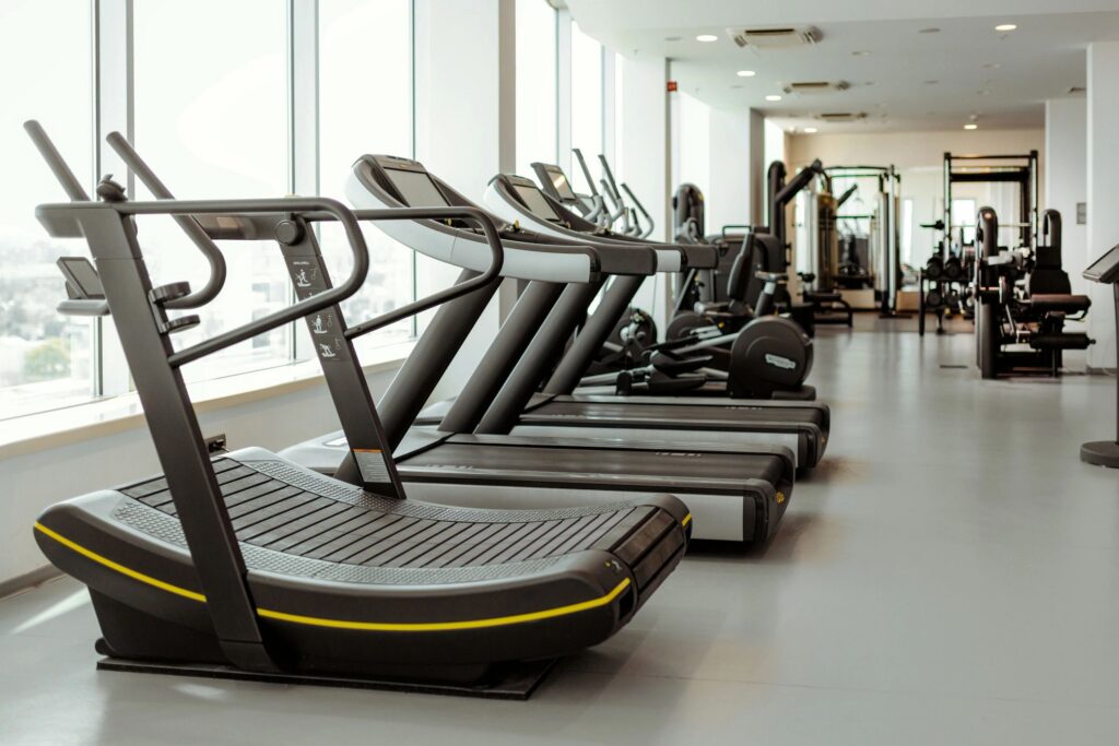 Professional Gym Setup with Cardio Gear